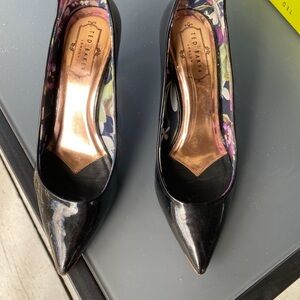 Ted Baker Glossy Black Heels